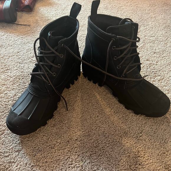 Kamik Alpine Design Leather Upper Snow Boots Size 9 - Picture 8 of 9